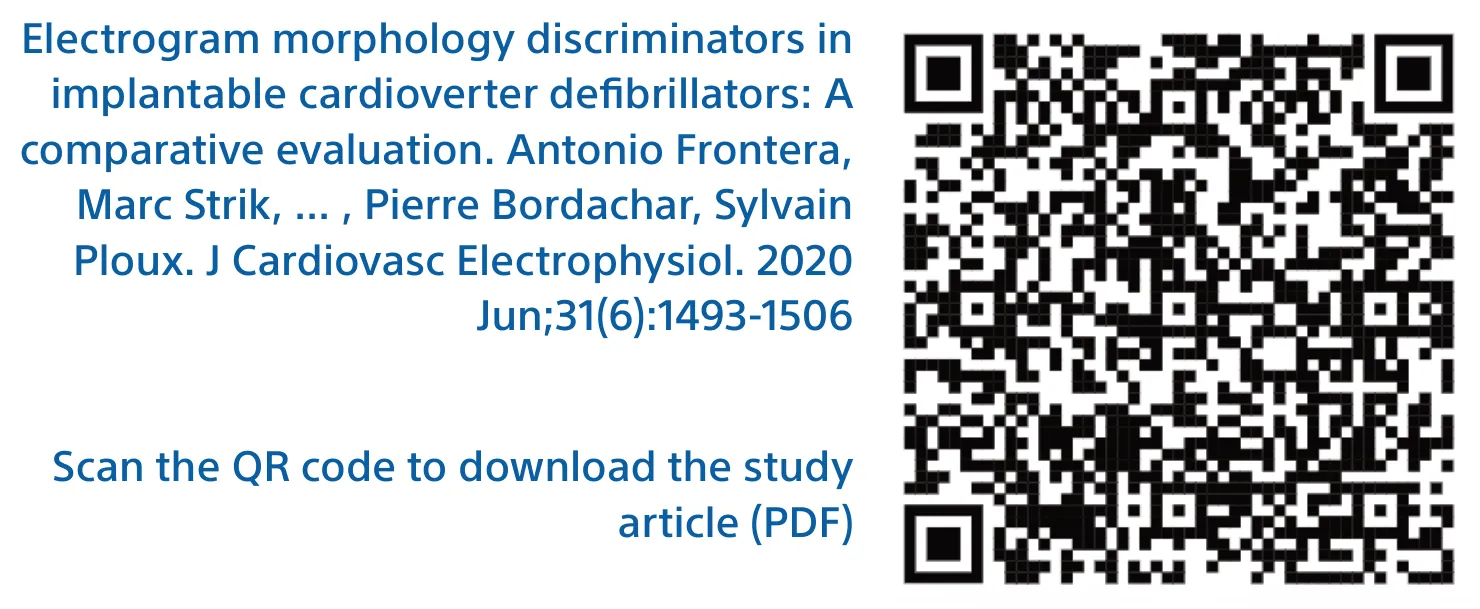 Further reading — Single-chamber discrimination, Rhythm ID and correlation percentage