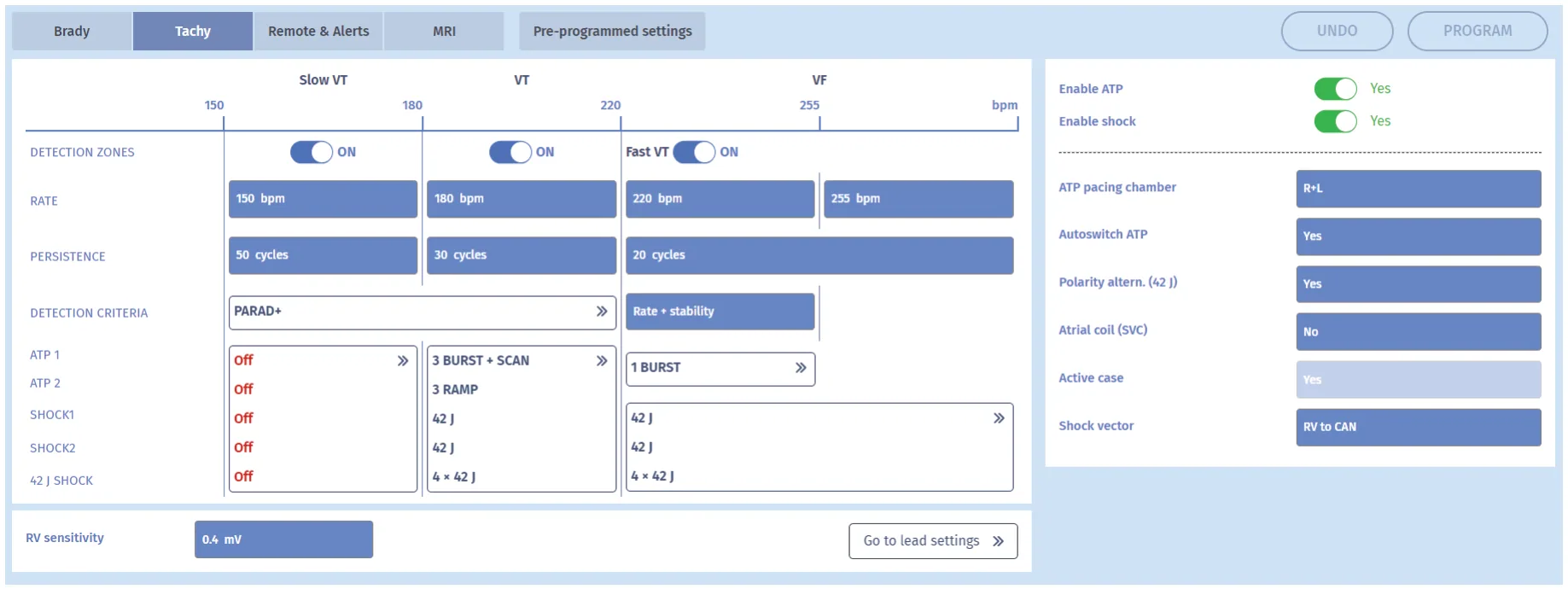 MicroPort ICD, Programming — Counting in the VT zone
