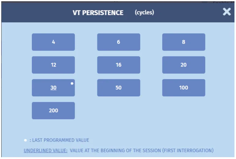 MicroPort ICD, Comments — Persistence