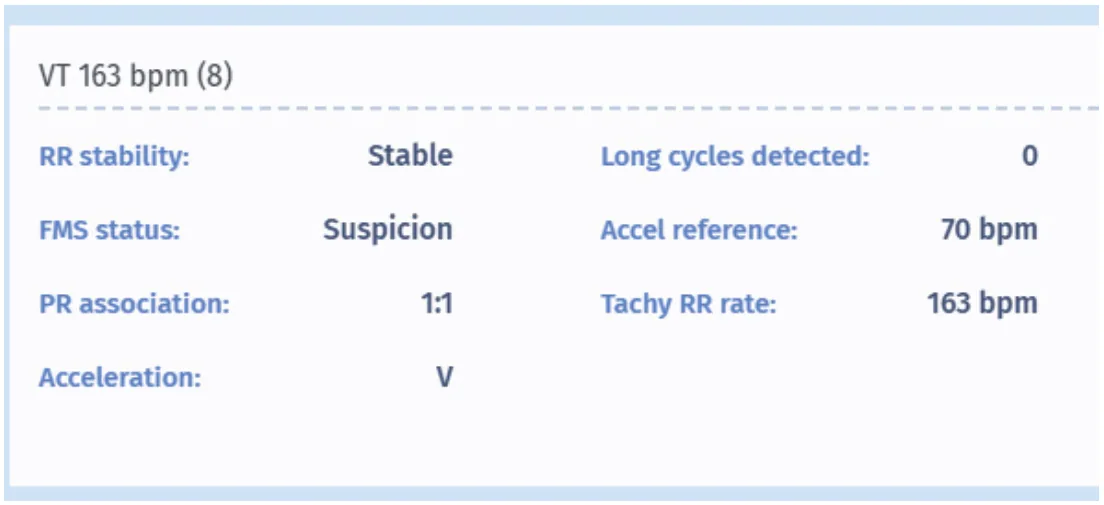 MicroPort ICD, Comments — 1:1 tachycardia