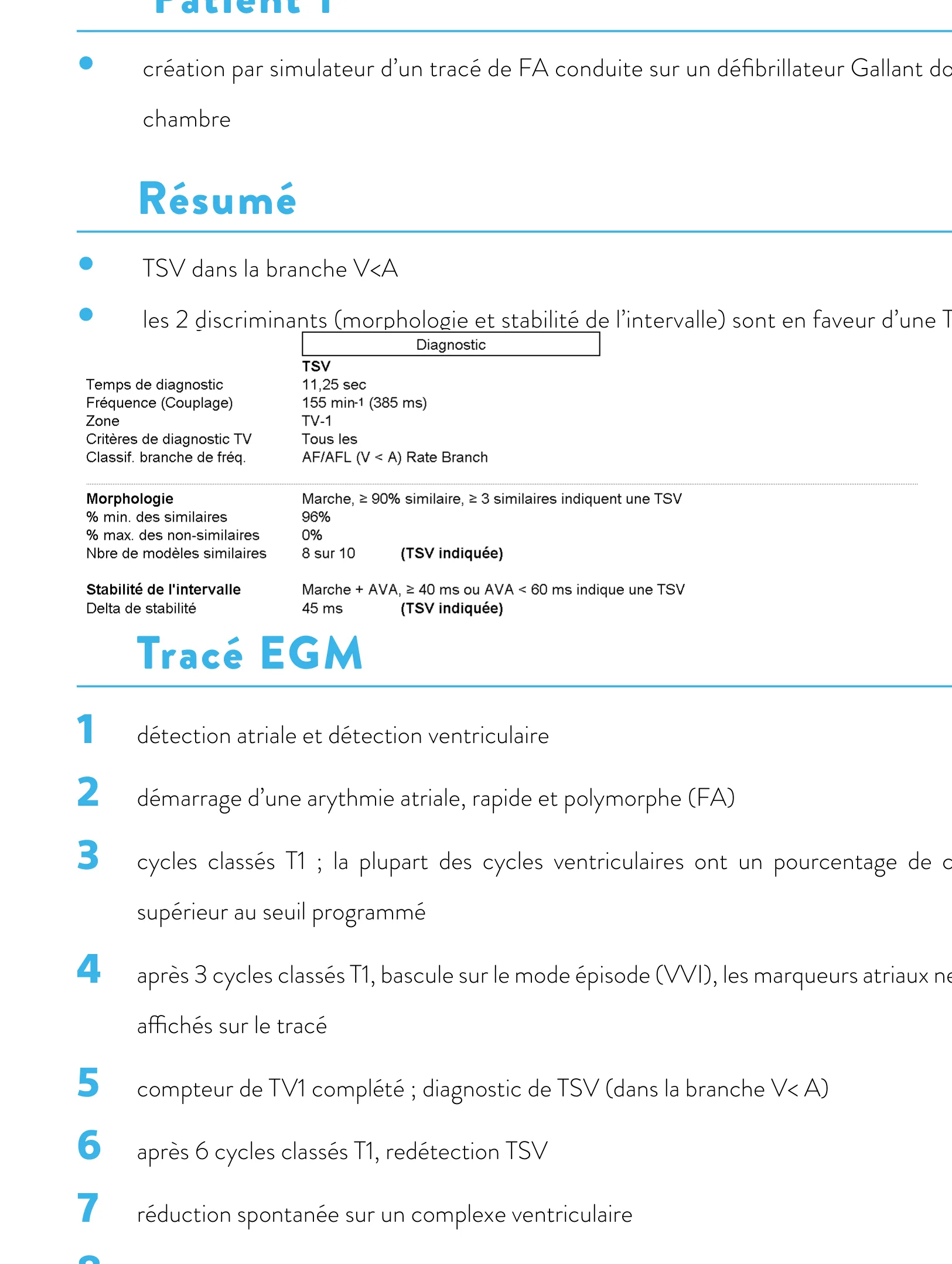 Discrimination double chambre et branche V < A